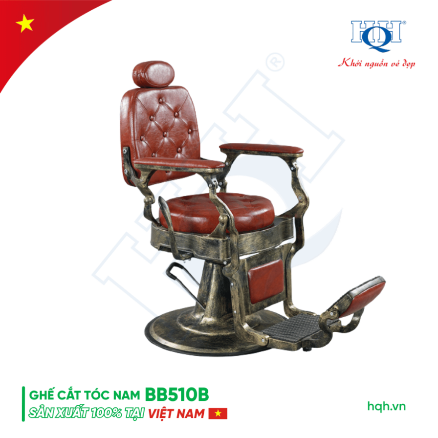 Ghế cắt tóc nam cao cấp BB510B