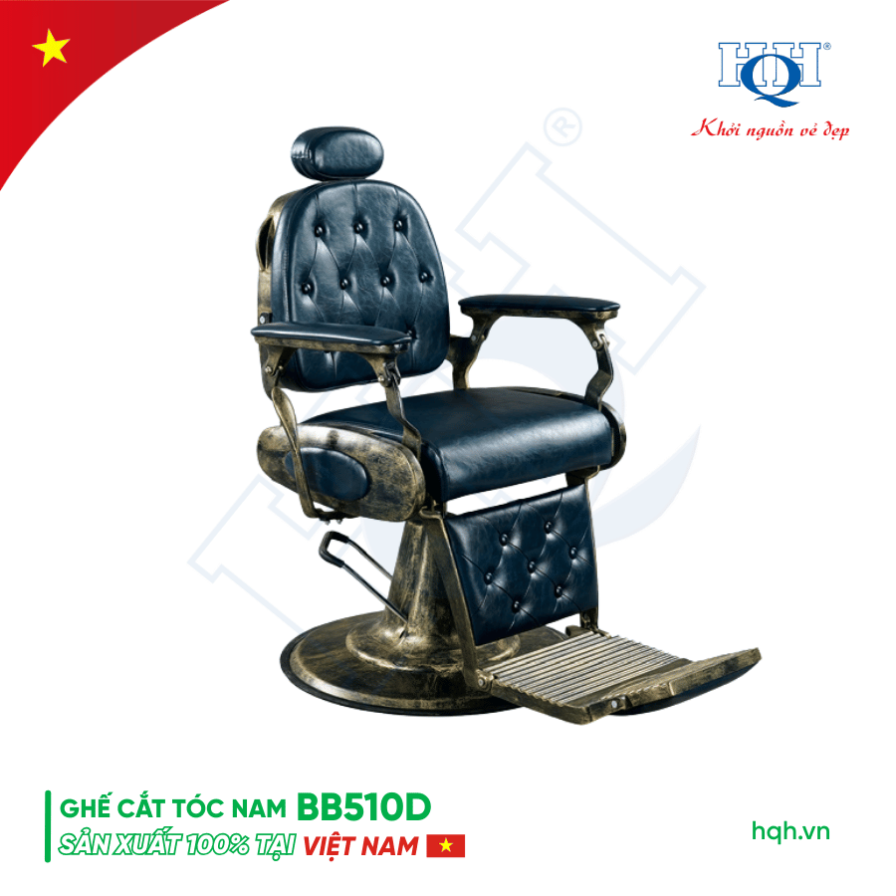 Ghế cắt tóc nam cao cấp BB510D