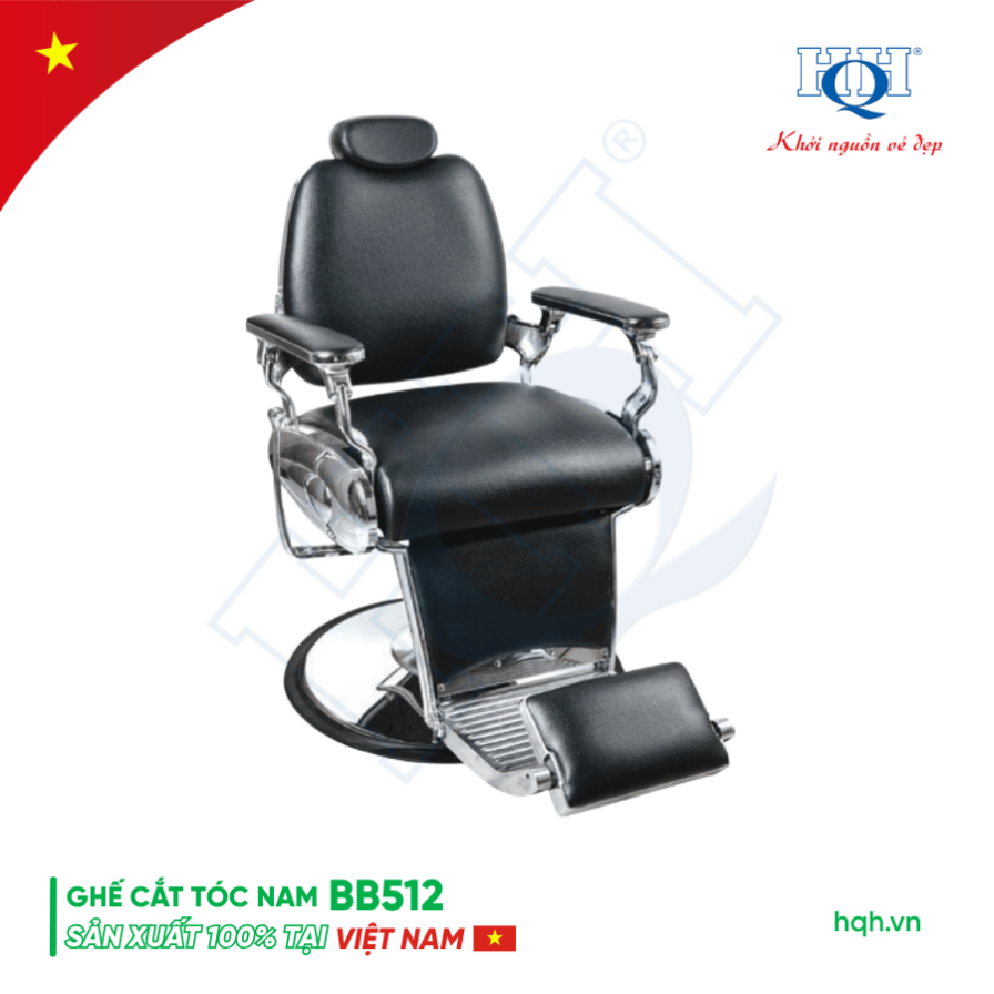 Ghế cắt tóc nam cao cấp BB512