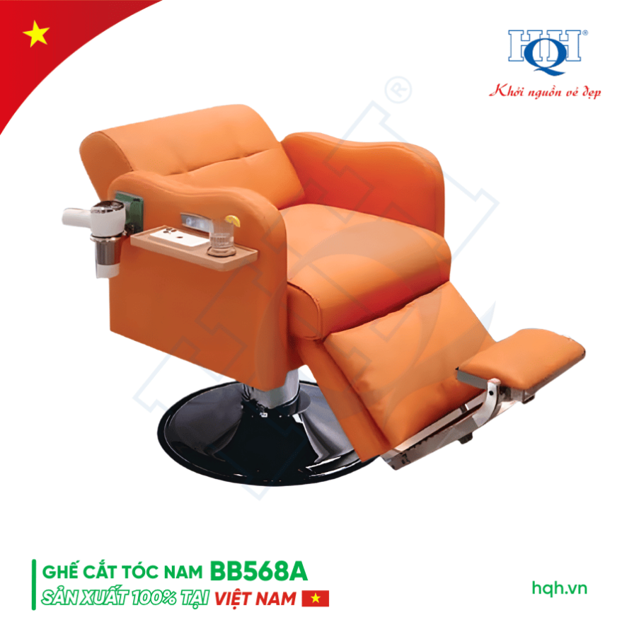Ghế cắt tóc nam cao cấp BB568A