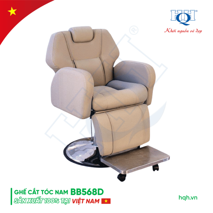 Ghế cắt tóc nam cao cấp BB568D