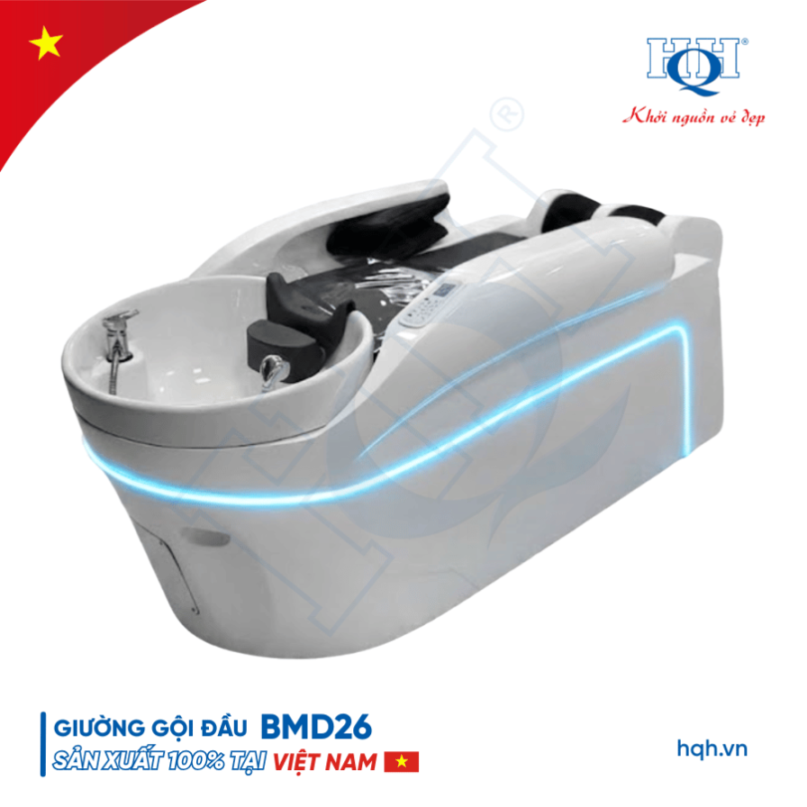 Giường gội đầu Massage cao cấp BMD26