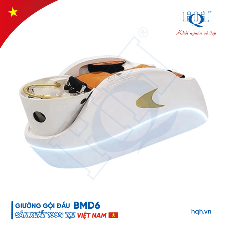 Giường gội đầu Massage cao cấp HQH BMD6