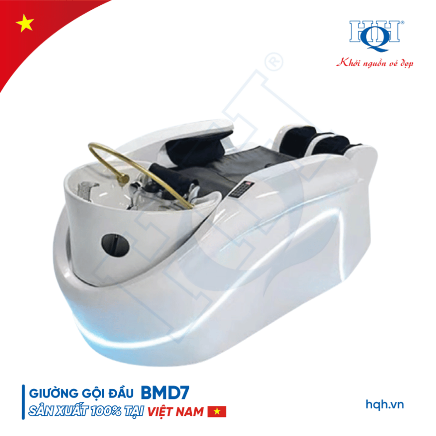 Giường gội đầu Massage cao cấp HQH BMD7