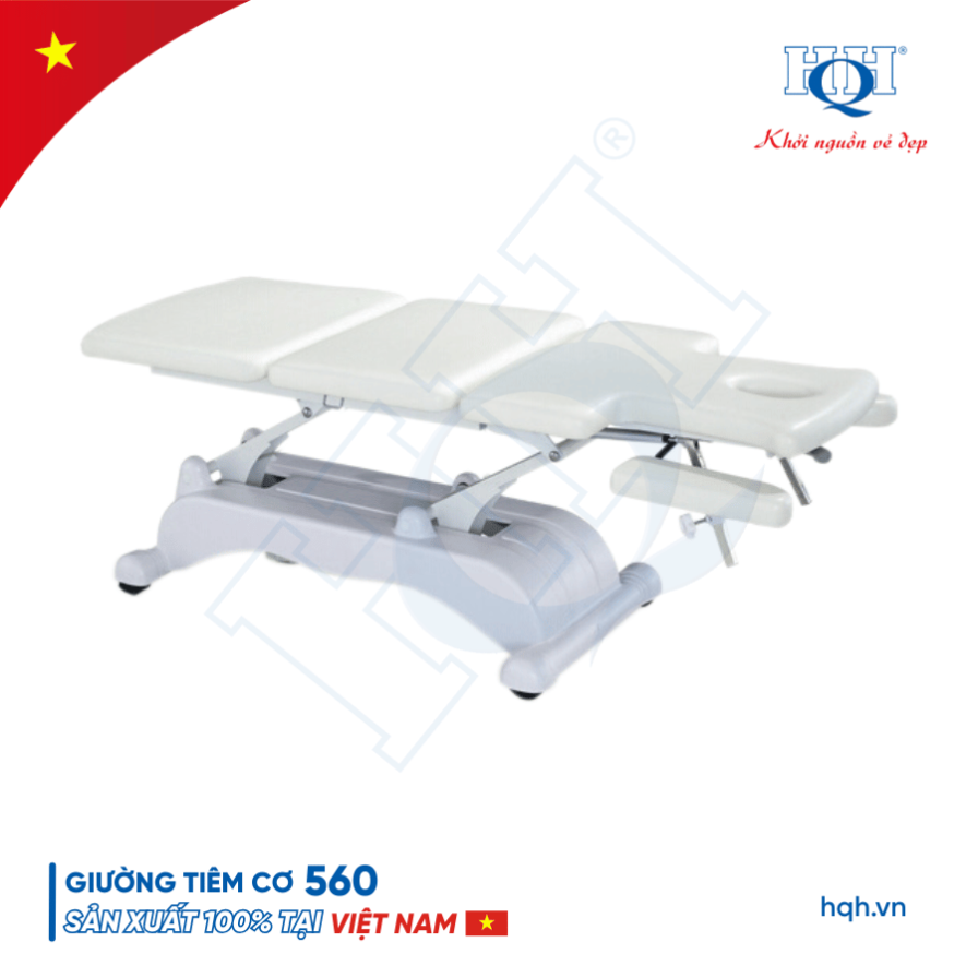 Giường tiêm thẩm mỹ chỉnh cơ HQH 560