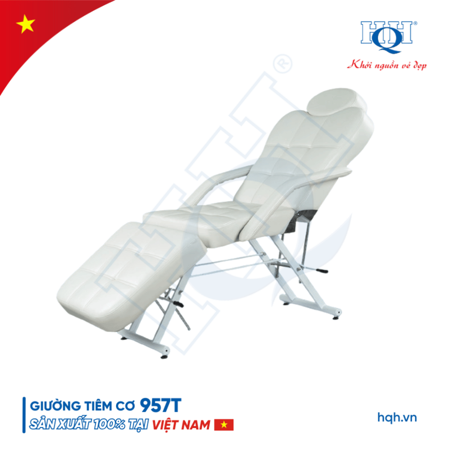 Giường tiêm thẩm mỹ chỉnh cơ HQH 957T