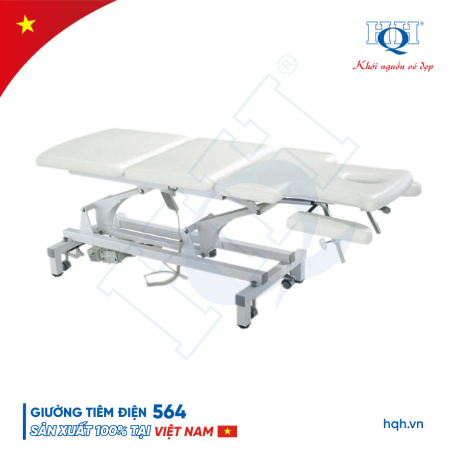 Giường tiêm chỉnh điện cao cấp HQH 564