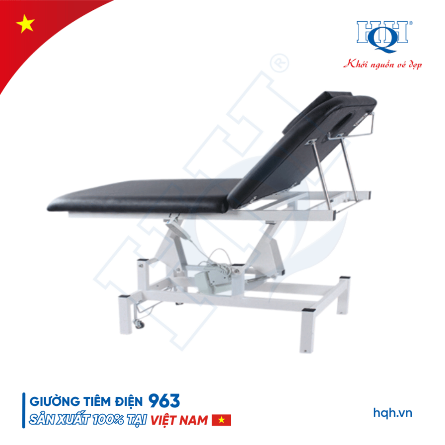 Giường tiêm thẩm mỹ chỉnh điện HQH 963