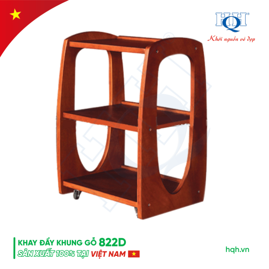 Khay đẩy khung gỗ HQH 822D