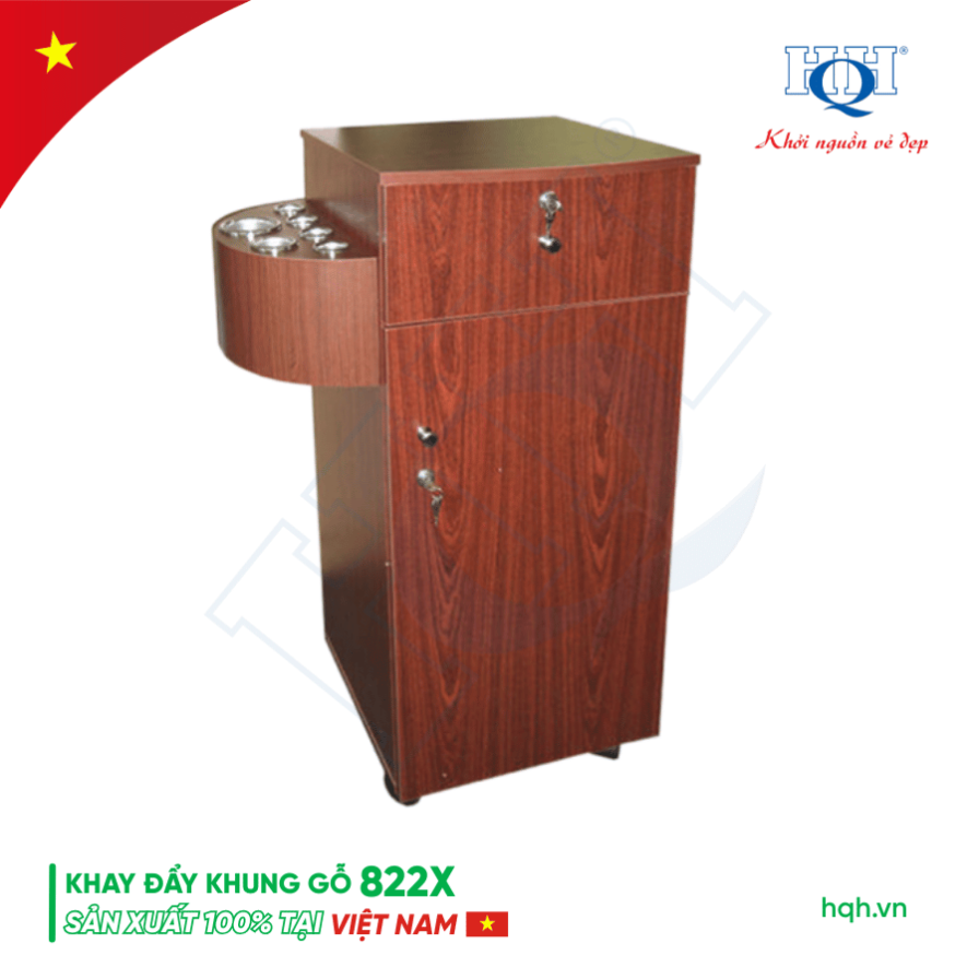 Khay đẩy khung gỗ HQH 822X