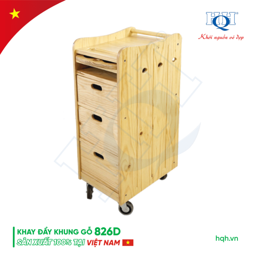 Khay đẩy khung gỗ HQH 826D