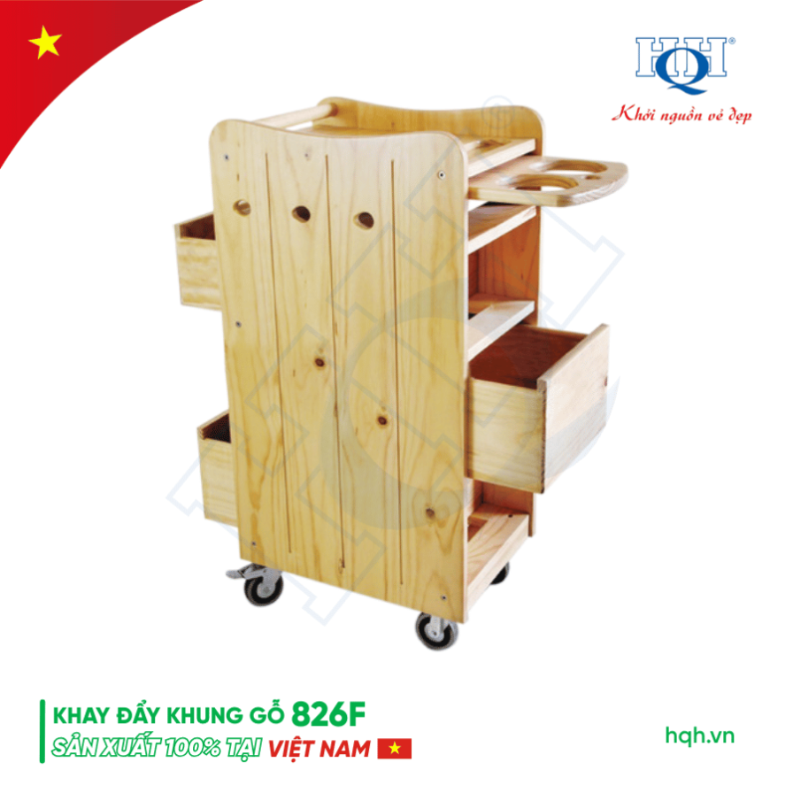 Khay đẩy khung gỗ HQH 826F