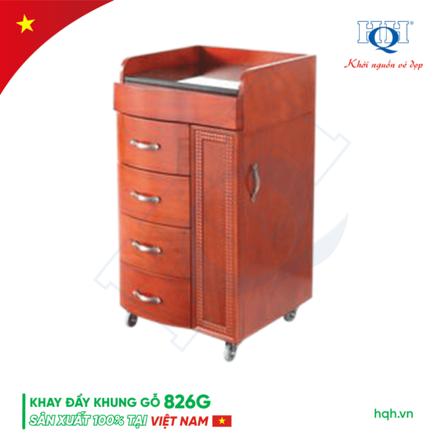 Khay đẩy khung gỗ HQH 826G