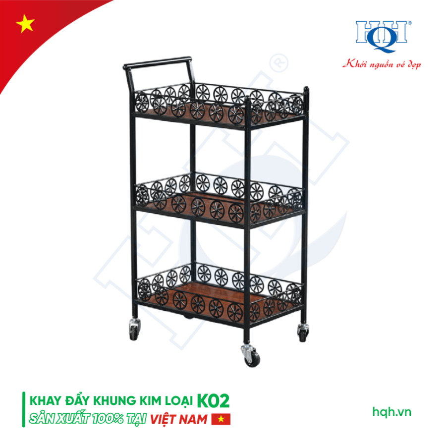 Khay đẩy khung kim loại HQH K02