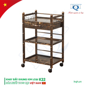 KHAY ĐẨY KHUNG KIM LOẠI HQH K22