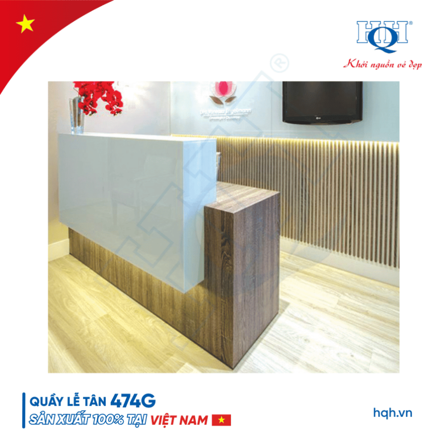 Quầy lễ tân HQH 474G