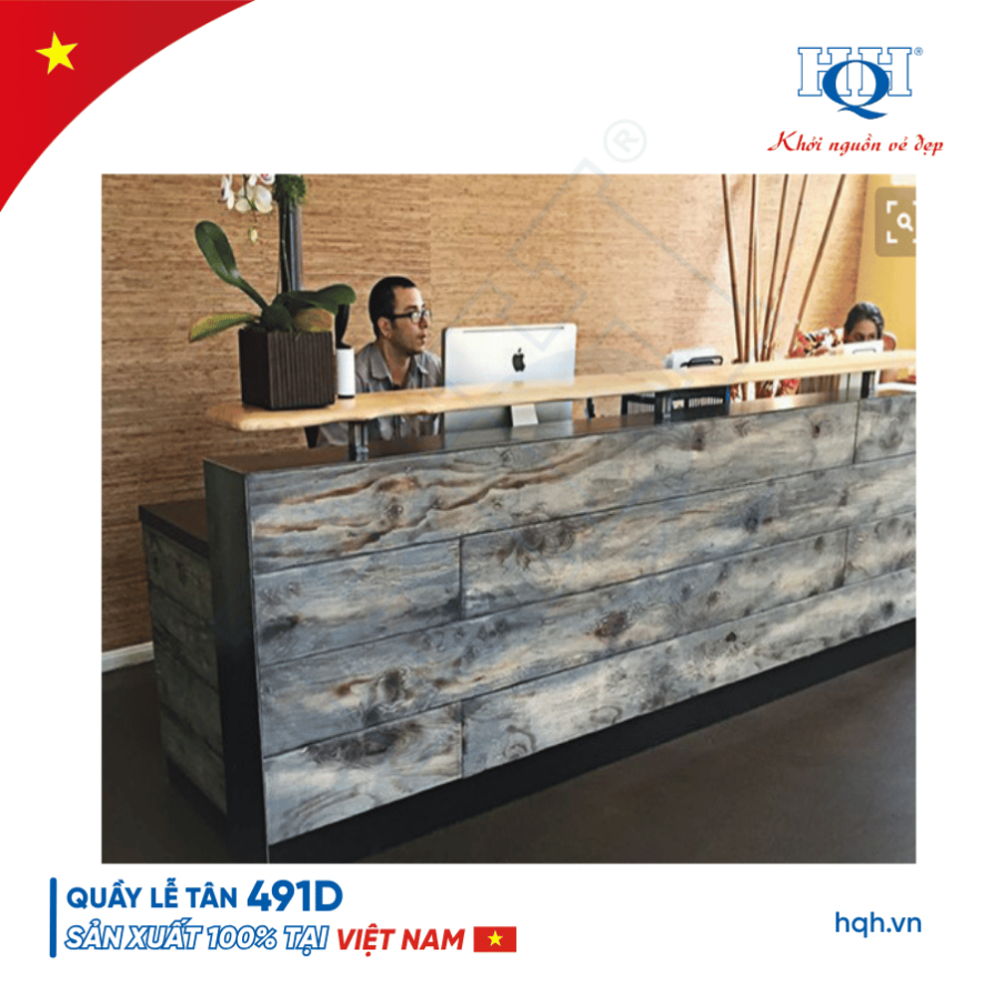 Quầy lễ tân HQH 491D