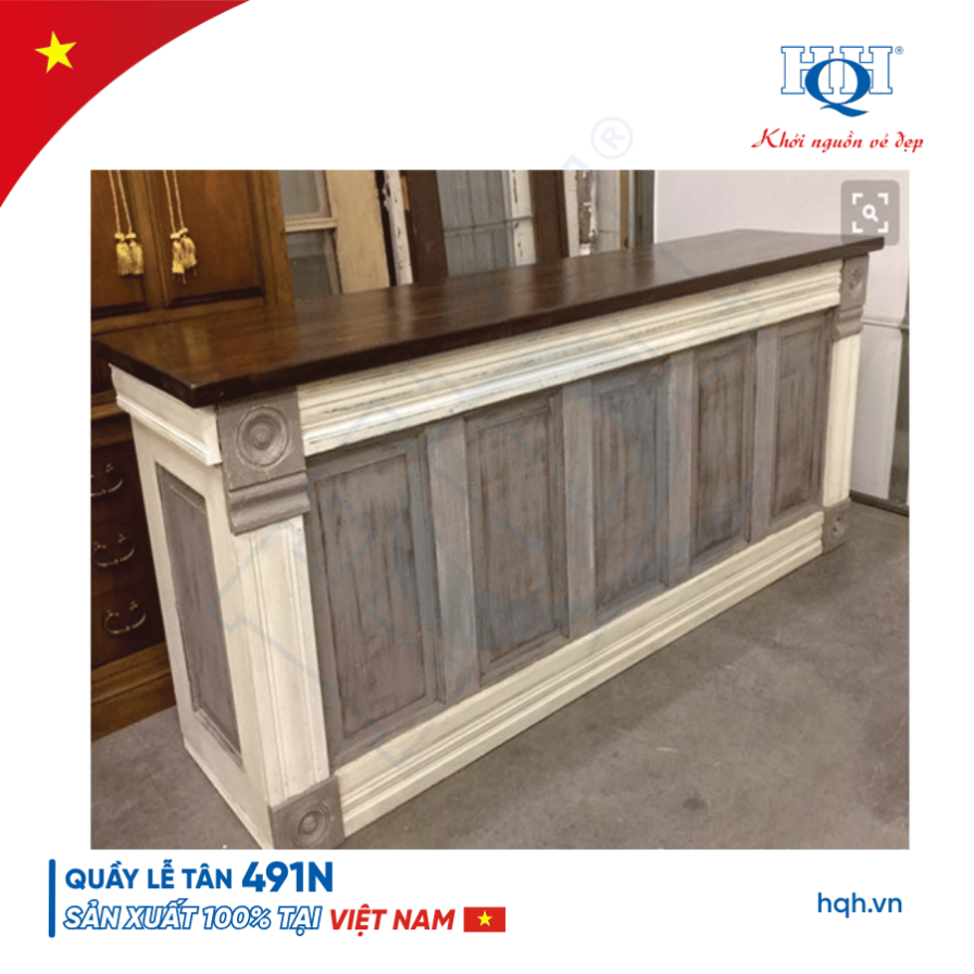 Quầy lễ tân HQH 491N