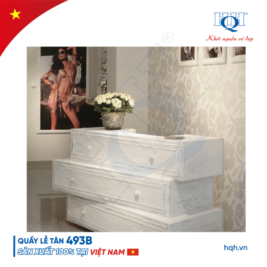 Quầy lễ tân HQH 493B