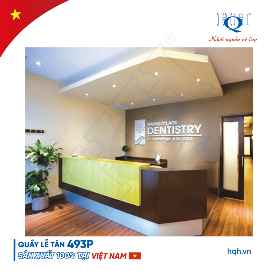 Quầy lễ tân HQH 493P