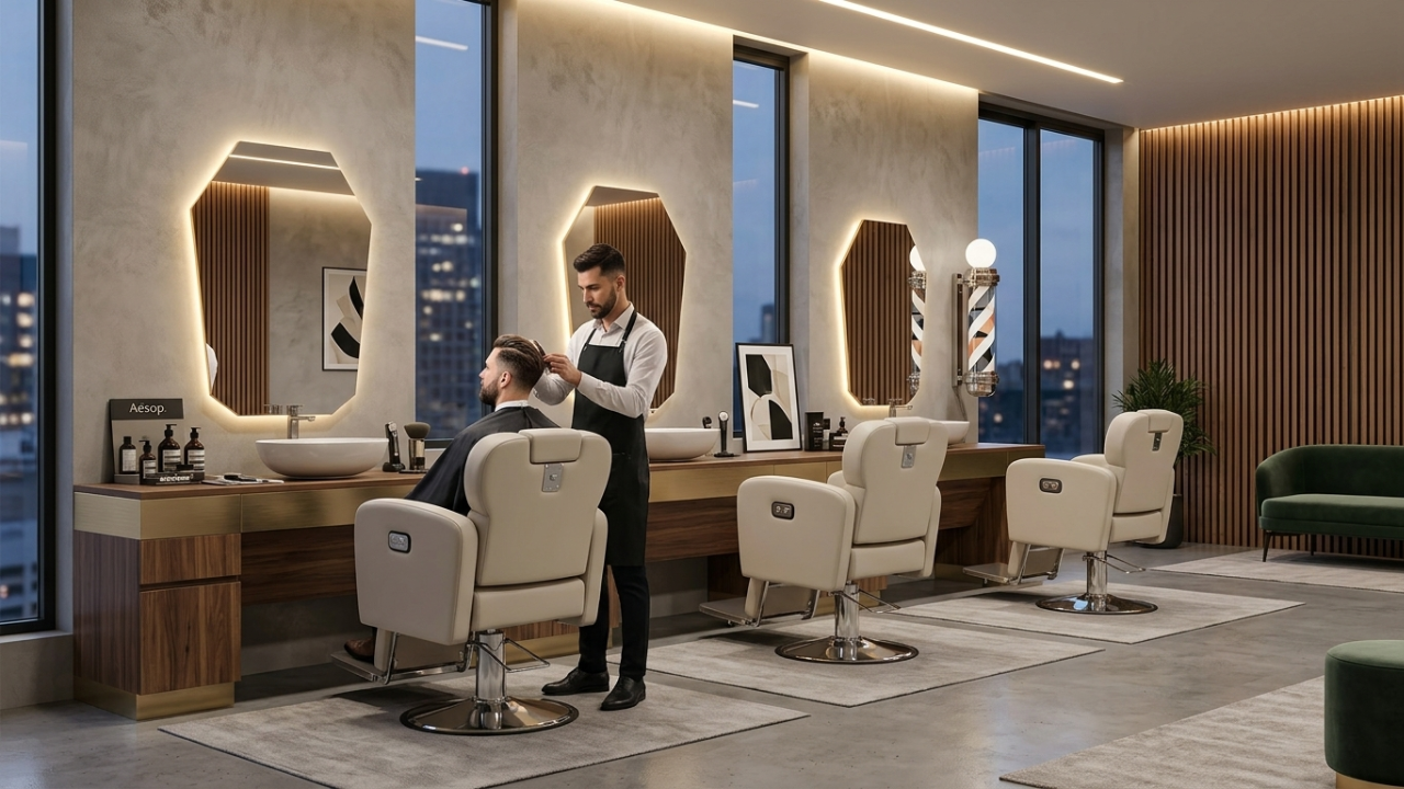 Bơm Thủy Lực Ghế Barber