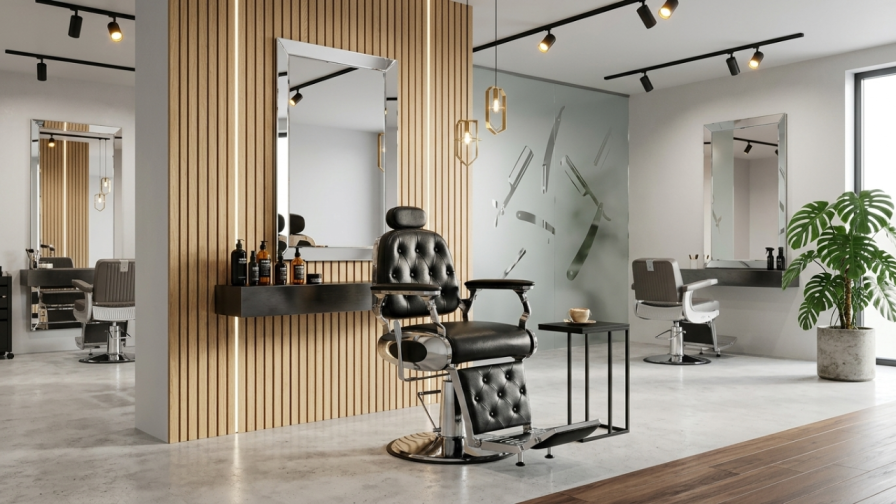 Công Nghệ Mạ Chrome Bóng Gương Trên Ghế Barber