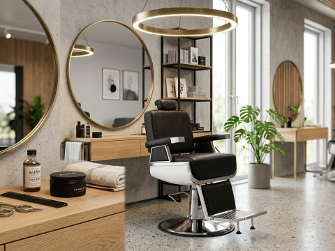 Sự Trỗi Dậy Của Dòng Ghế Barber Khung Thép Thô Mộc