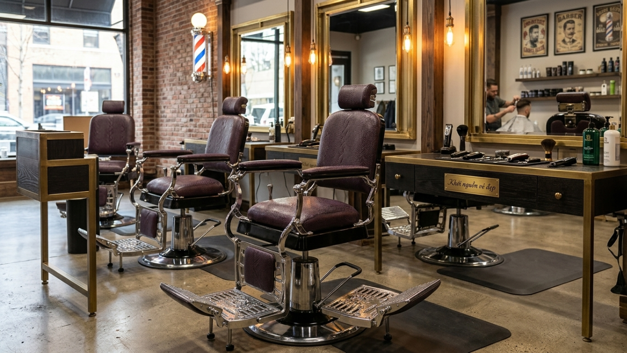 Tiêu Chuẩn Chọn Inox Và Gang Đúc Cho Chân Đế Ghế Barber